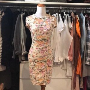Torn by Ronny Kobo Floral Bodycon Dress